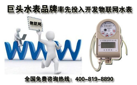 巨头水表品牌率先投入开发物联网水表