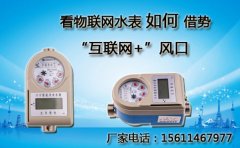 看物联网水表如何借势“互联网+”风口