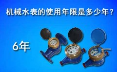 机械水表的使用年限是多少年？