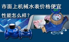 机械水表价格便宜，性能怎么样？