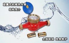 旋翼式机械热水表结构简介