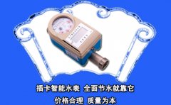 插卡智能水表 全面节水就靠它