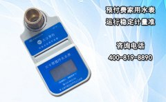 预付费家用水表运行稳定计量准