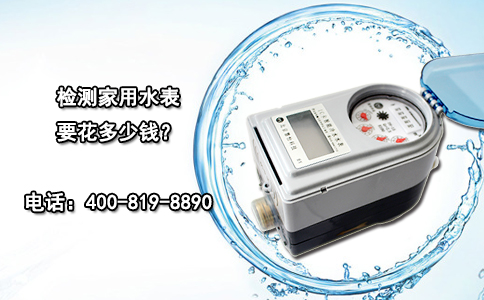检测家用水表要花多少钱？