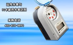 远传水表与IC卡家用水表区别