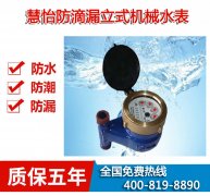 家用立式机械水表价格及厂家介绍