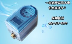 一块远传家用水表价格是多少?
